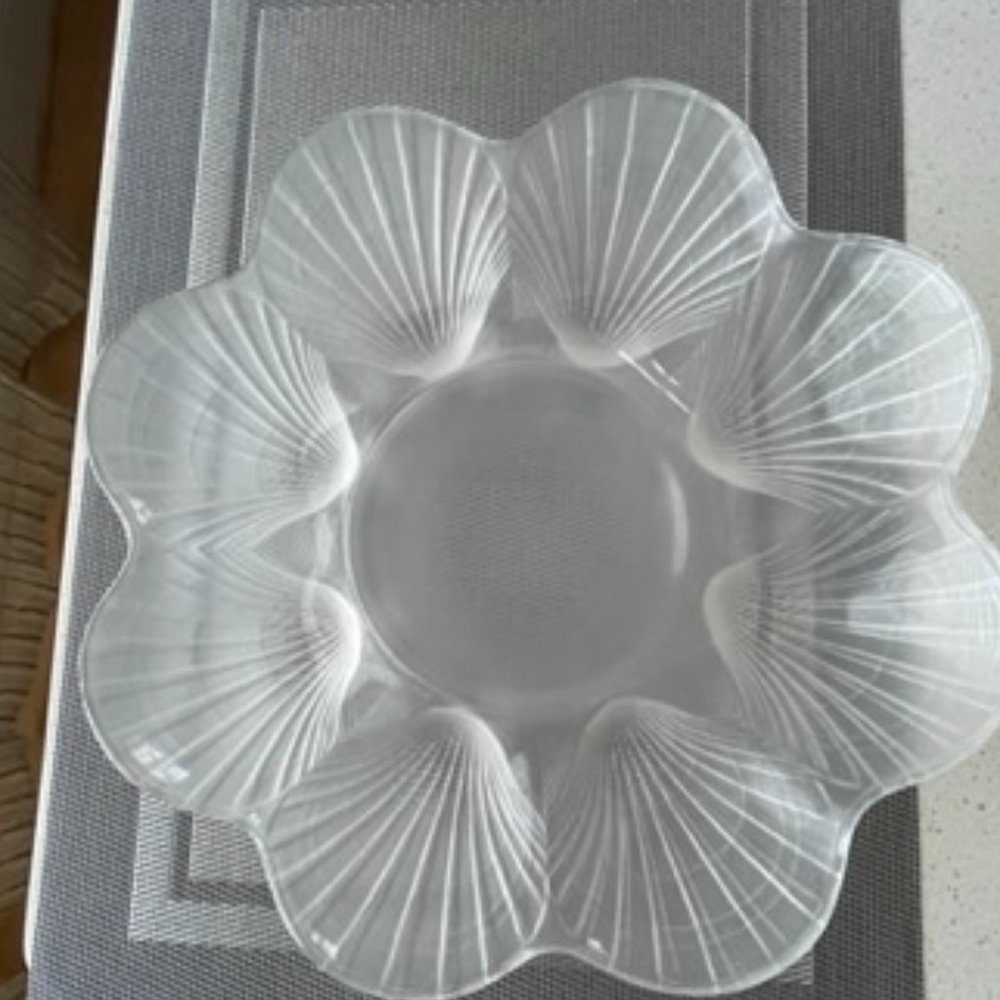 Mikasa Crystal serving plate Excellent condition